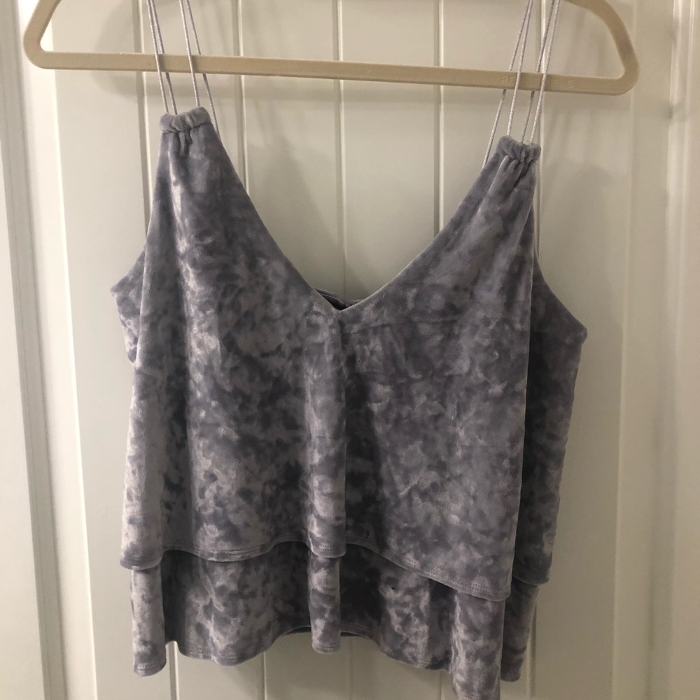 Express velvet tank top